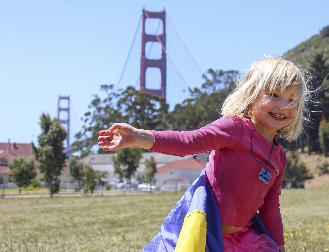 The iconic Golden Gate Bridge is a must-see in San Francisco. Photo courtesy of the Bay Area Discovery Museum, Facebook