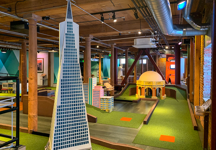 Things to do with Teens and Tweens in San Francisco: Subpar Mini-Golf
