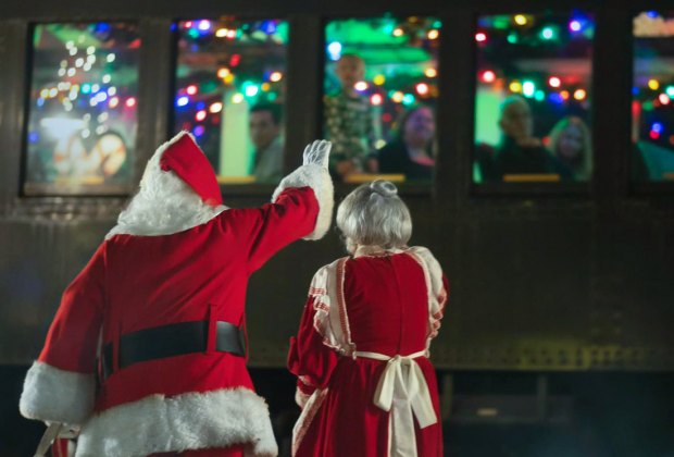 All aboard for Christmas fun on the Essex North Pole Express! Photo courtesy of the Essex Steam Train & Riverboat